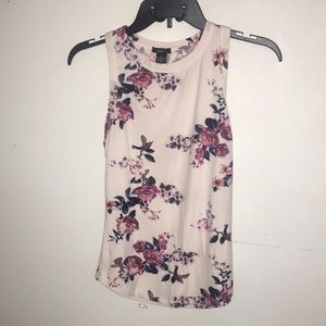 Tank top with flowers